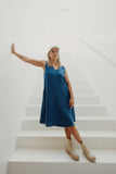 Viena midimekko (sky blue)