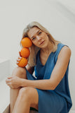 Viena midimekko (sky blue)