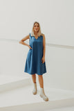 Viena midimekko (sky blue)